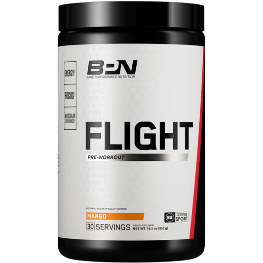 BARE PERFORMANCE NUTRITION BPN Flight Pre Workout, Supports Energy and Mental Focus, Improved Endurance & Muscle Pumps with CarnoSyn BARE PERFORMANCE NUTRITIONUS supplements