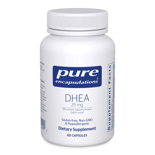 Pure Encapsulations DHEA 25 mg - Supplement for Immune Support, Hormone Balance, Metabolism Support, and Energy Levels* - with Micronized DHEA - 60 Capsules Pure EncapsulationsAU supplements