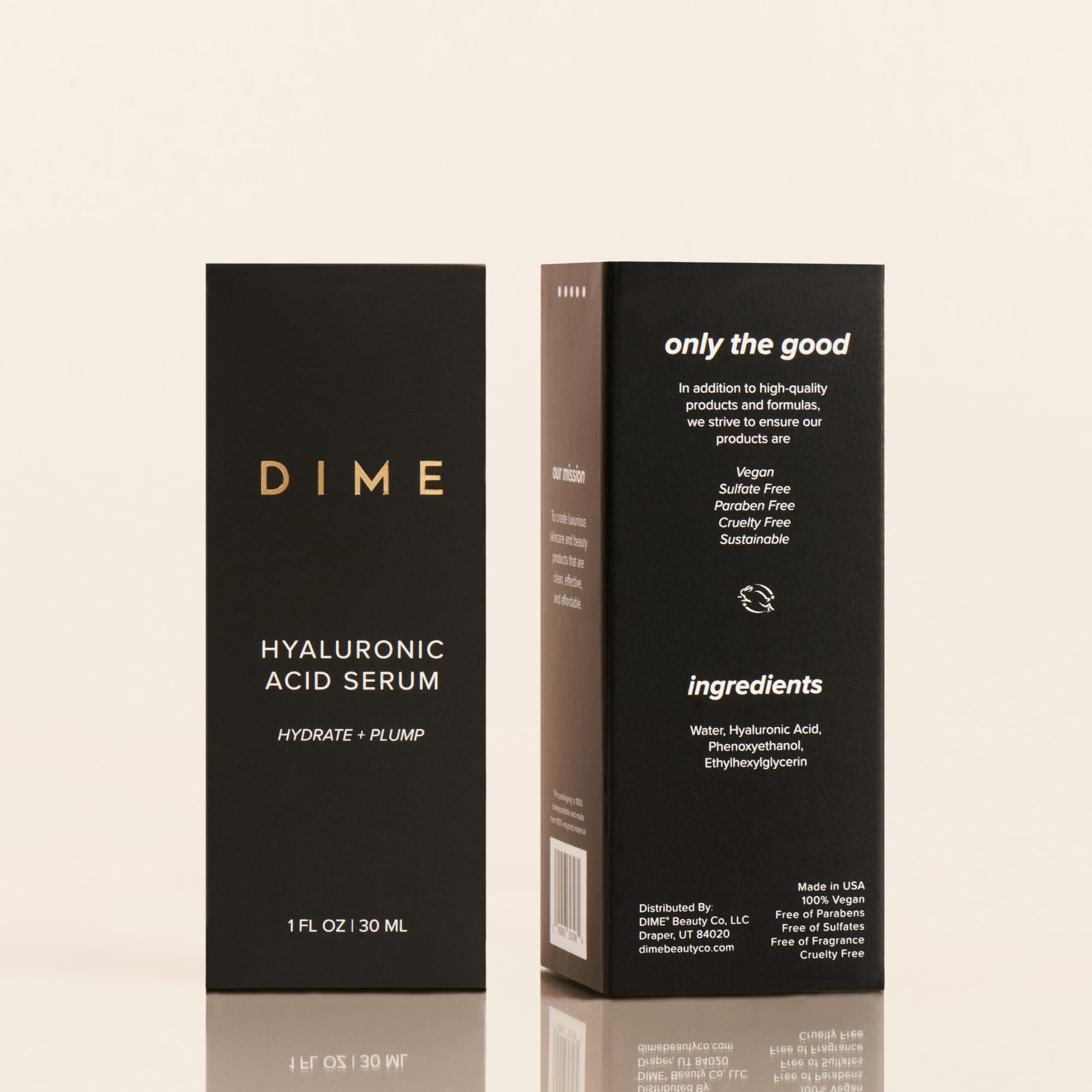 DIME Beauty Hyaluronic Acid Serum, Ultra Hydrating Face Serum with Pure Hyaluronic Acid, 1 oz / 30 ml DIME Au supplements