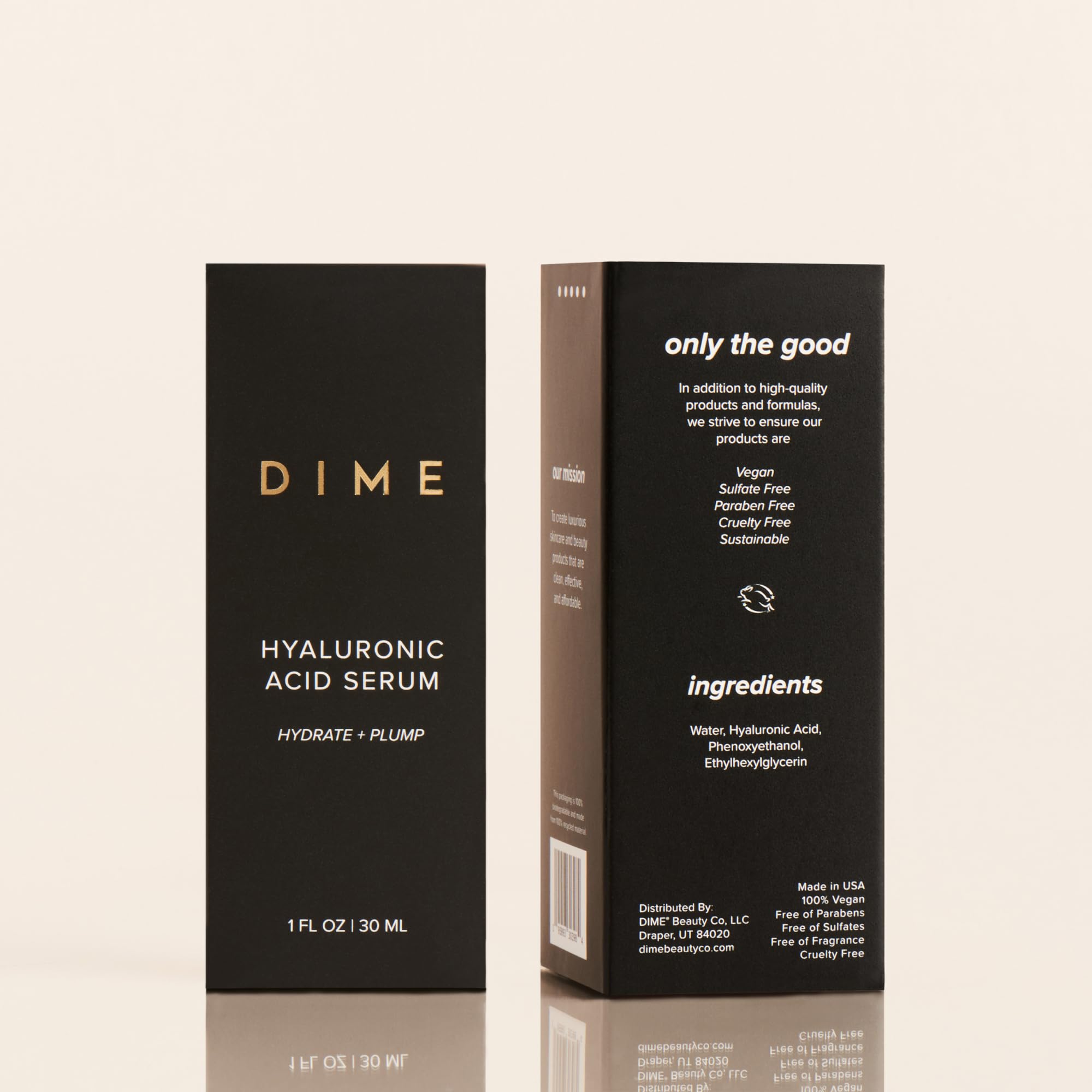 DIME Beauty Hyaluronic Acid Serum, Ultra Hydrating Face Serum with Pure Hyaluronic Acid, 1 oz / 30 ml DIME Au supplements