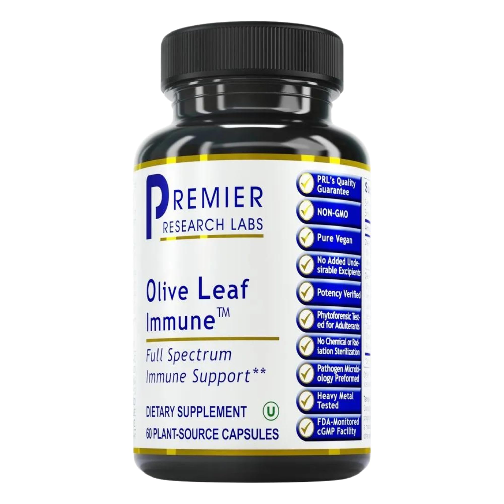 Premier Research Labs Olive Leaf Immune - Olive Leaf Extract Capsules, The Olive Leaf Pills with Phytonutrient Oleuropeinm, Herbal Supplement for Immune & Heart Health Support - 60 Vegetarian Capsules Premier Research Labs Au supplements