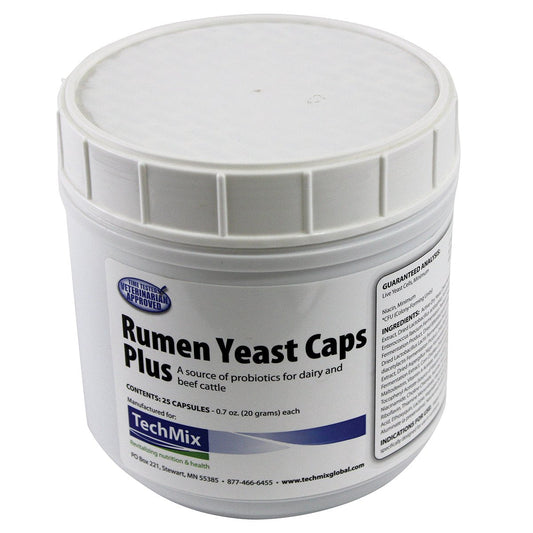 Rumen Yeast Caps, 25 Tablets TECH - MIX INC.US supplements