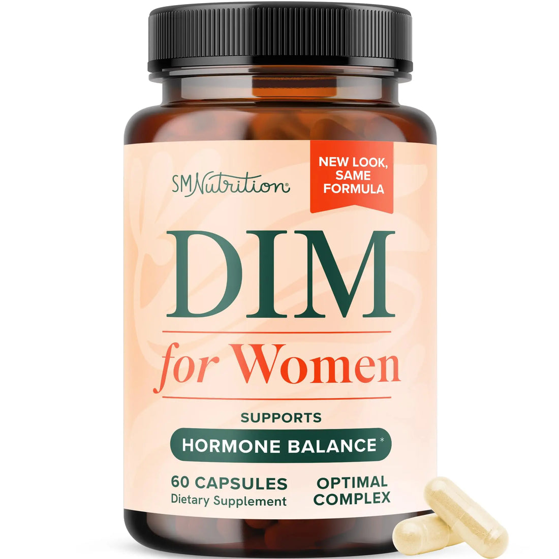 DIM Supplement for Women 250 mg | Estrogen & Hormone Balance | Menopause, Hot Flashes & Night Sweats Support | DIM Complex Estrogen Supplement for Women | with BioPerine | Gluten-Free | 60 Ct SMNutrition uk supplements