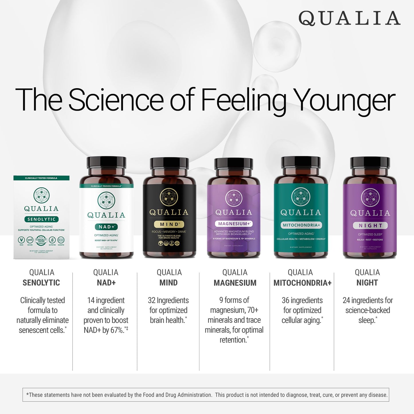 Qualia Mind (Caffeine Free) | The Ultimate Blend for Brain Health* | Doctor-Formulated Nootropic to Fuel Focus & Concentration* | Supports Long Term Brain Health| Maintain Drive & Productivity QUALIA LIFE SCIENCESAu supplements