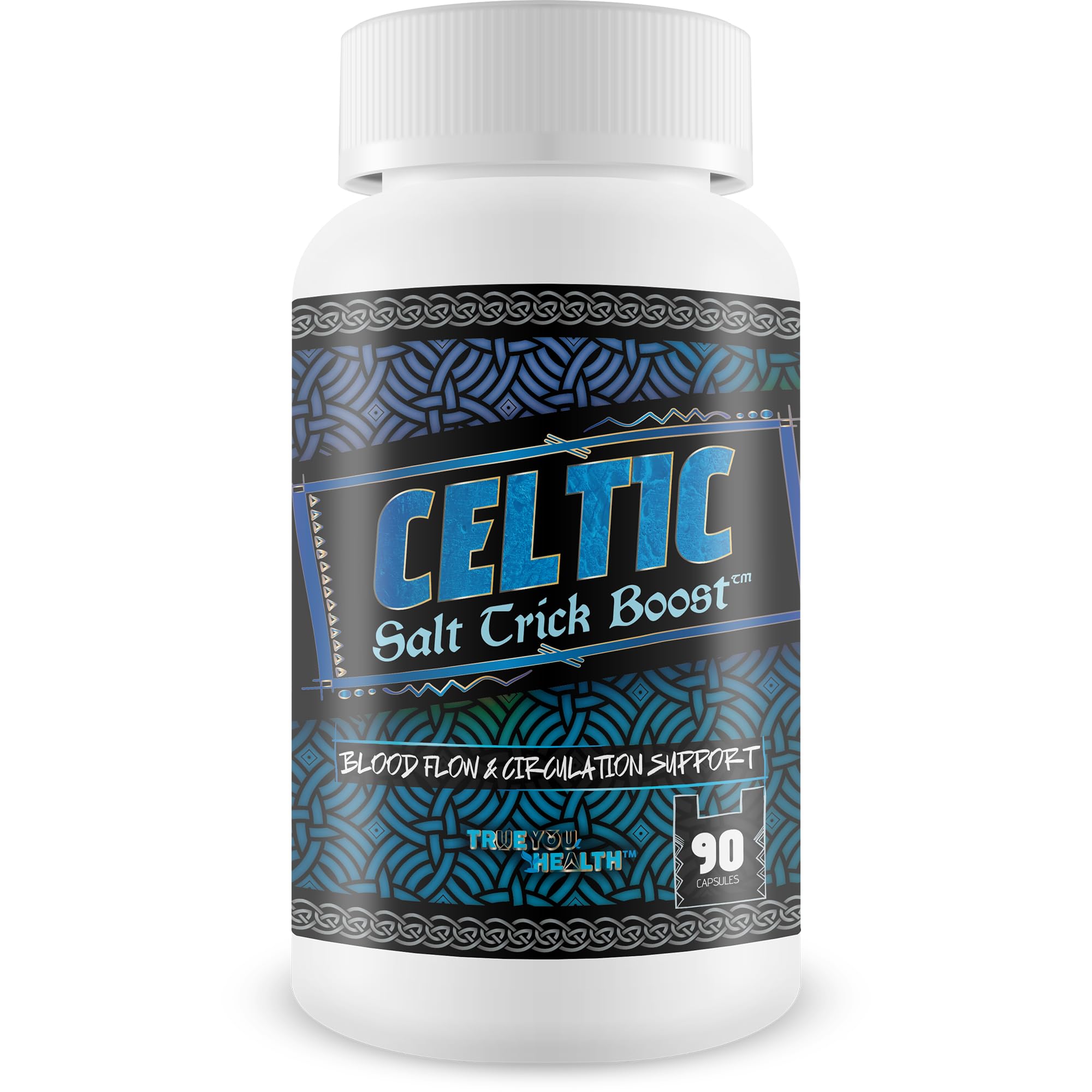 Celtic Salt Trick Boost for Blood Flow - Improved Formula - Our Best Blood Circulation Supplements for Men - Increase Blood Flow Care Blood Circulation Pills - Advanced Blood Flow Support True You Health Au supplements