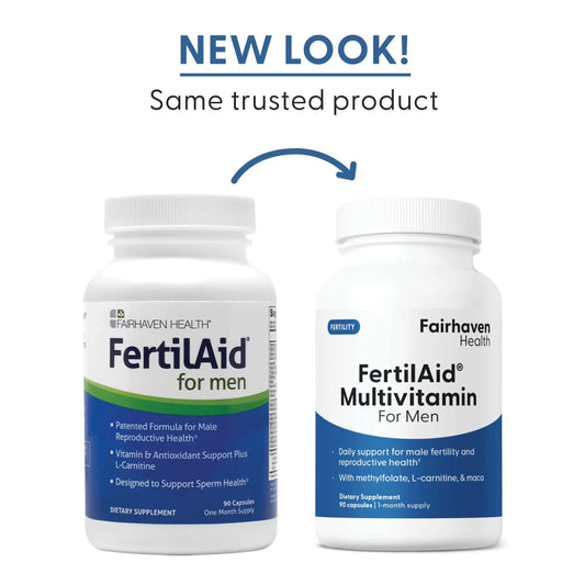 Fairhaven Health FertilAid for Men | Male Fertility Supplement for Count and Motility | Pre-Conception Support with L-Carnitine, CoQ10 Fairhaven HealthAU supplements