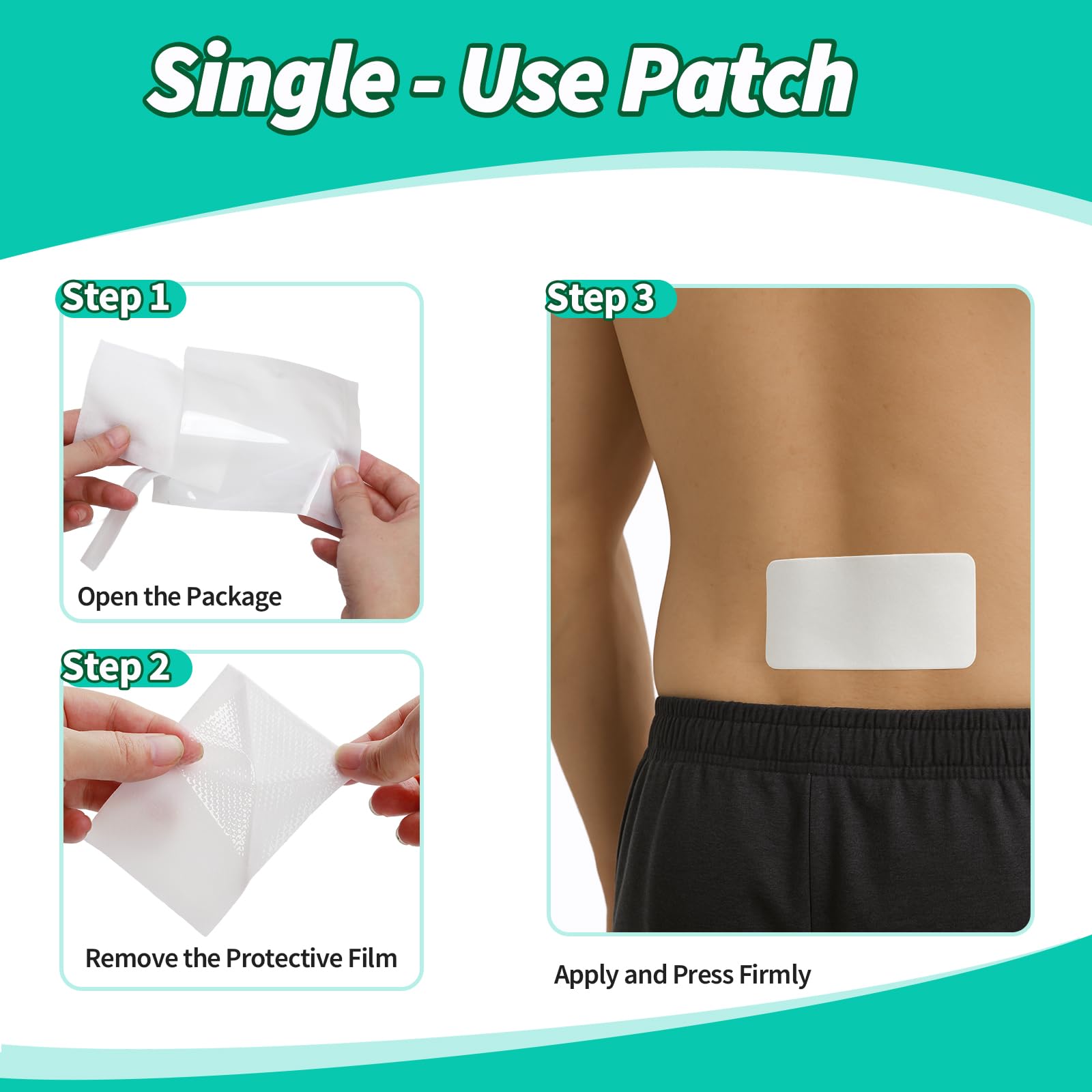 JIATUHAN 4% Lidocaine Pain Relief Patches – Maximum Strength for Back, Neck, Joint & Muscle Pain – Long-Lasting & Flexible – 15 Patches JIATUHAN Au supplements