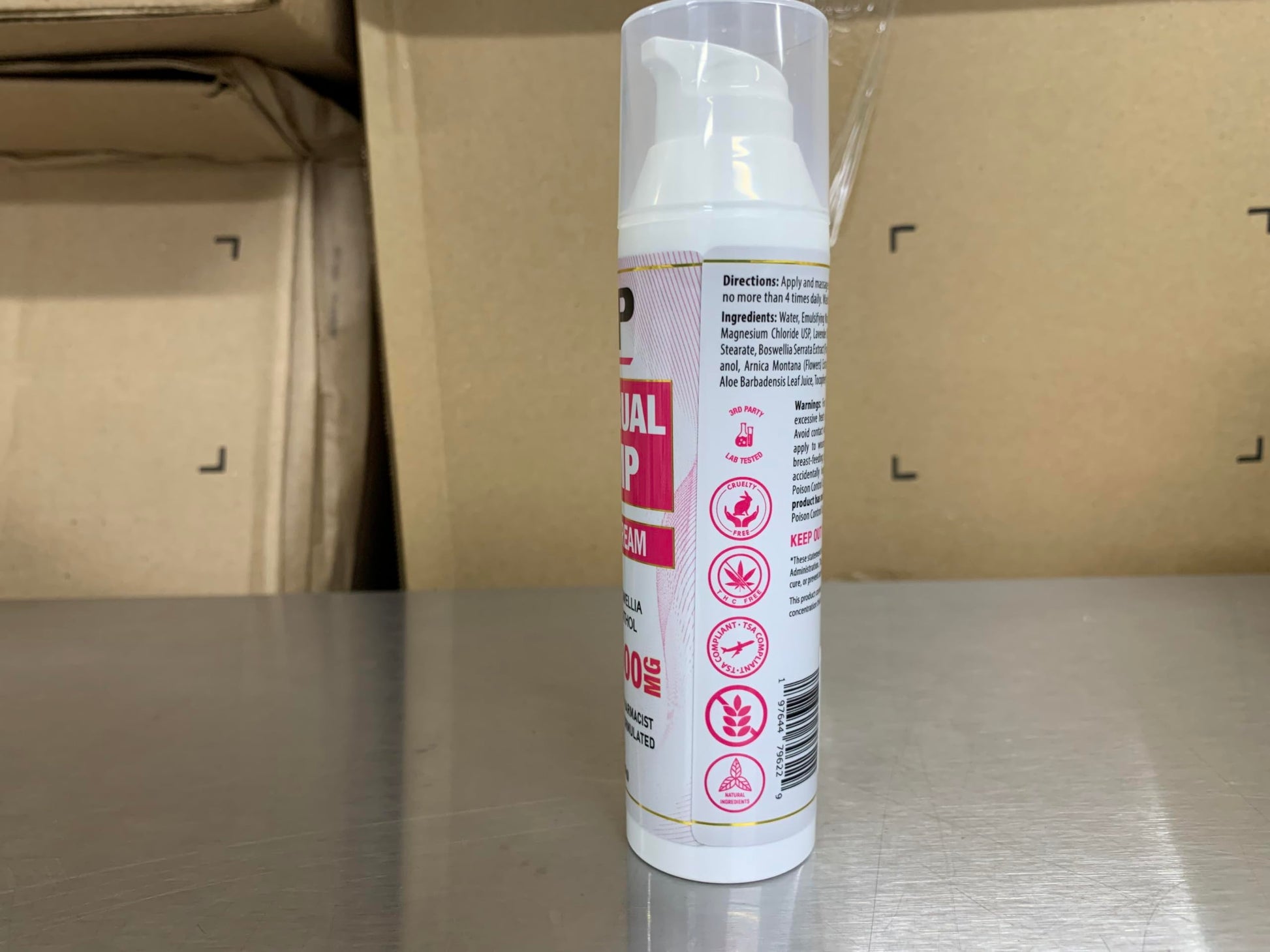 HMP BRANDS Menstrual Cramp Hemp Cream 2000MG with Menthol, Easy to Use, Natural Formula Made in USA 2.1oz HMP BRANDS Au supplements