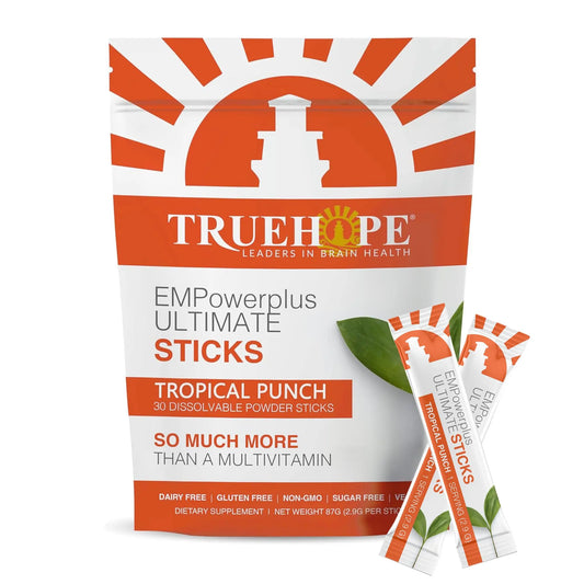 Truehope Multivitamin Nootropic Pouches with Inositol - Once-Per-Day EMPowerplus Ultimate Sticks - 30 Count (Tropical) TruehopeAU supplements