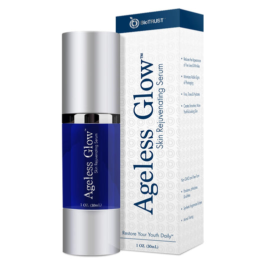 BioTrust Ageless Glow Anti Aging Moisturizer, Skin Brightening Serum with Vitamin C BioTrustAU supplements