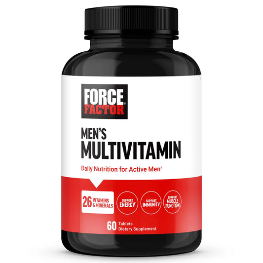 Force Factor Men’s Multivitamins, Multivitamin for Men Plus Amino Acids Supplement with 27 Vitamins and Minerals, and Phytonutrients to Support Energy, and Immunity, 60 Tablets Force FactorAU supplements