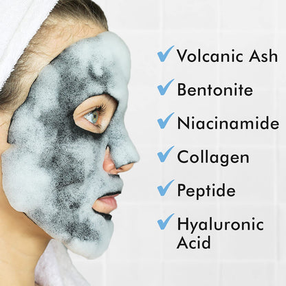 Ebanel Bundle of 10 Pack Bubble Clay Masks, and Exfoliating Face Scrub Peeling Gel Mild 4.12 Oz Ebanel buy supplements Au