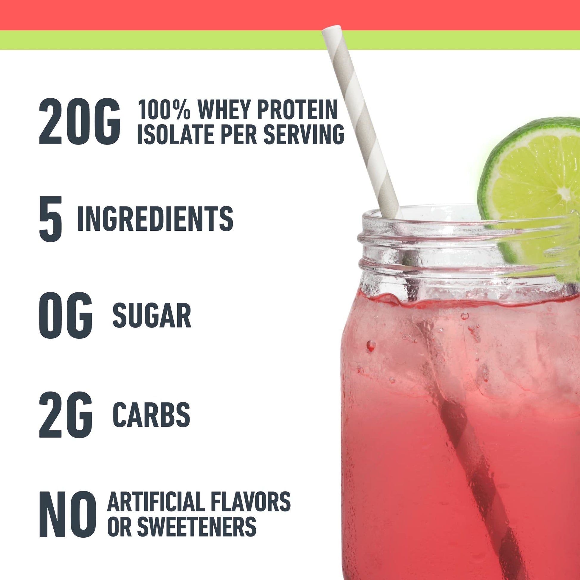 Isopure Protein Powder, Clear Whey Isolate Protein, Post Workout Recovery Drink Mix Isopure Au supplements