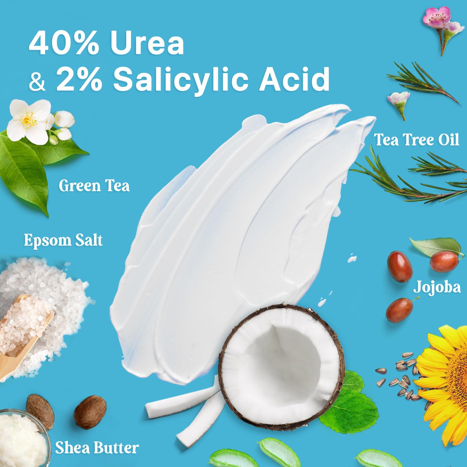 Ebanel Bundle of Fungus Treatment 1 Oz, and 2 Pack 40% Urea Cream 4.6 Oz Ebanel buy supplements Au