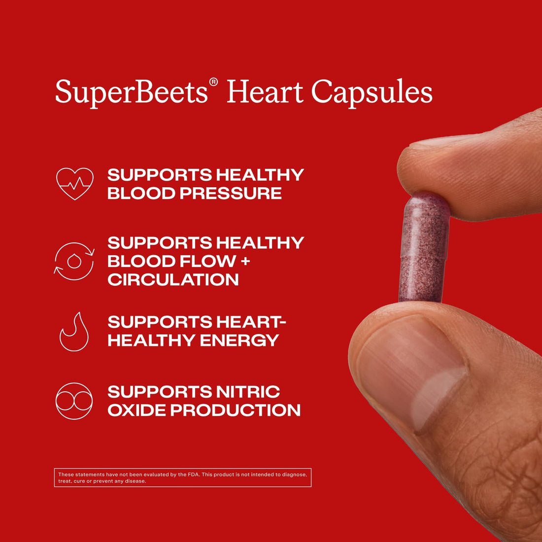 Humann SuperBeets Beet Root Capsules Quick Release 1000mg, Helps Support Nitric Oxide Production, Blood Pressure Support, Heart Health, Contains Non-GMO Beetroot Powder, Studied Antioxidants, 90 Count Humann uk supplements