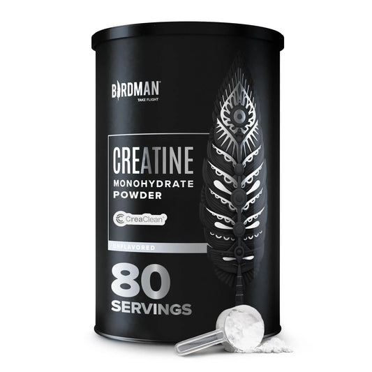 BIRDMAN Micronized Creatine Monohydrate Powder, Muscle Recovery, Caffeine Free, Creatine Pre Workout, Vegan, Post Workout, Gluten Free, Sugar Free BIRDMANAU supplements