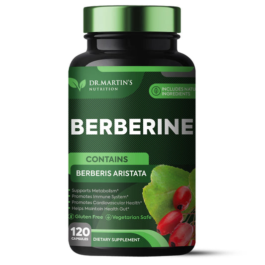 Potent 1200mg Berberine Supplement | 120 Capsules | Berberine HCL Supplement For Healthy DR. MARTIN'S NUTRITIONAU supplements