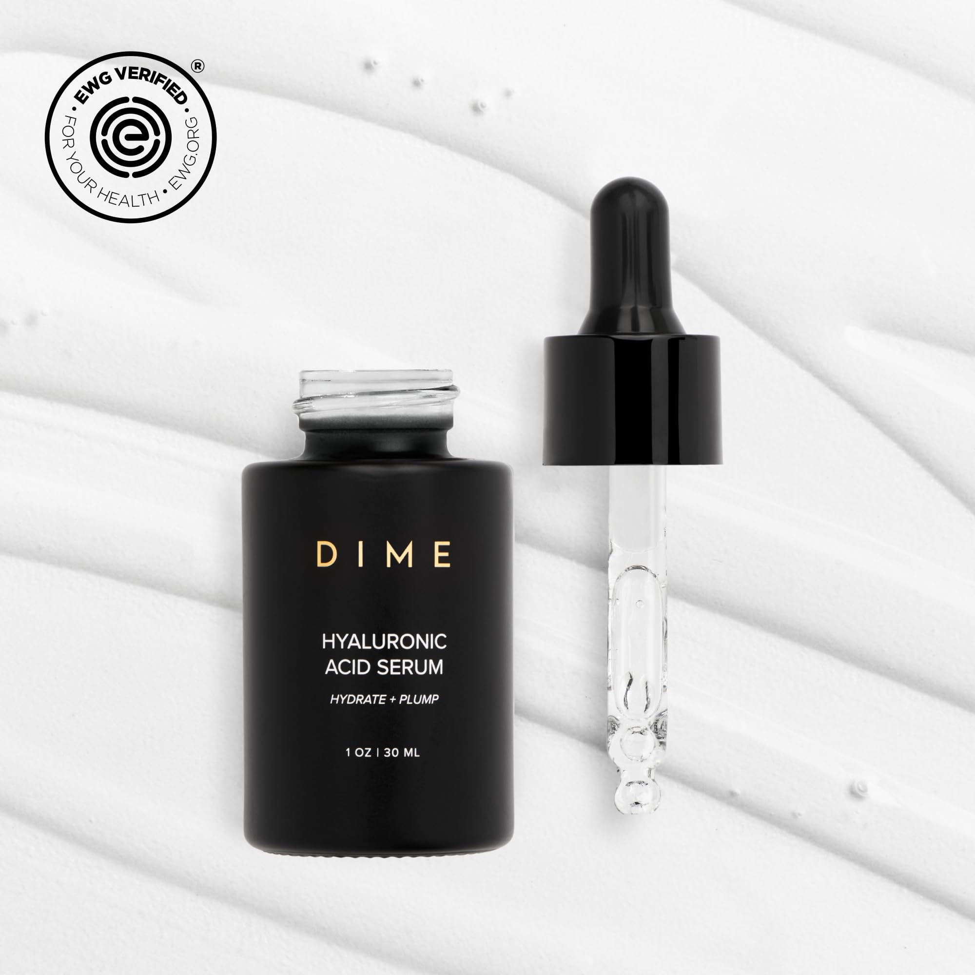 DIME Beauty Hyaluronic Acid Serum, Ultra Hydrating Face Serum with Pure Hyaluronic Acid, 1 oz / 30 ml DIME Au supplements