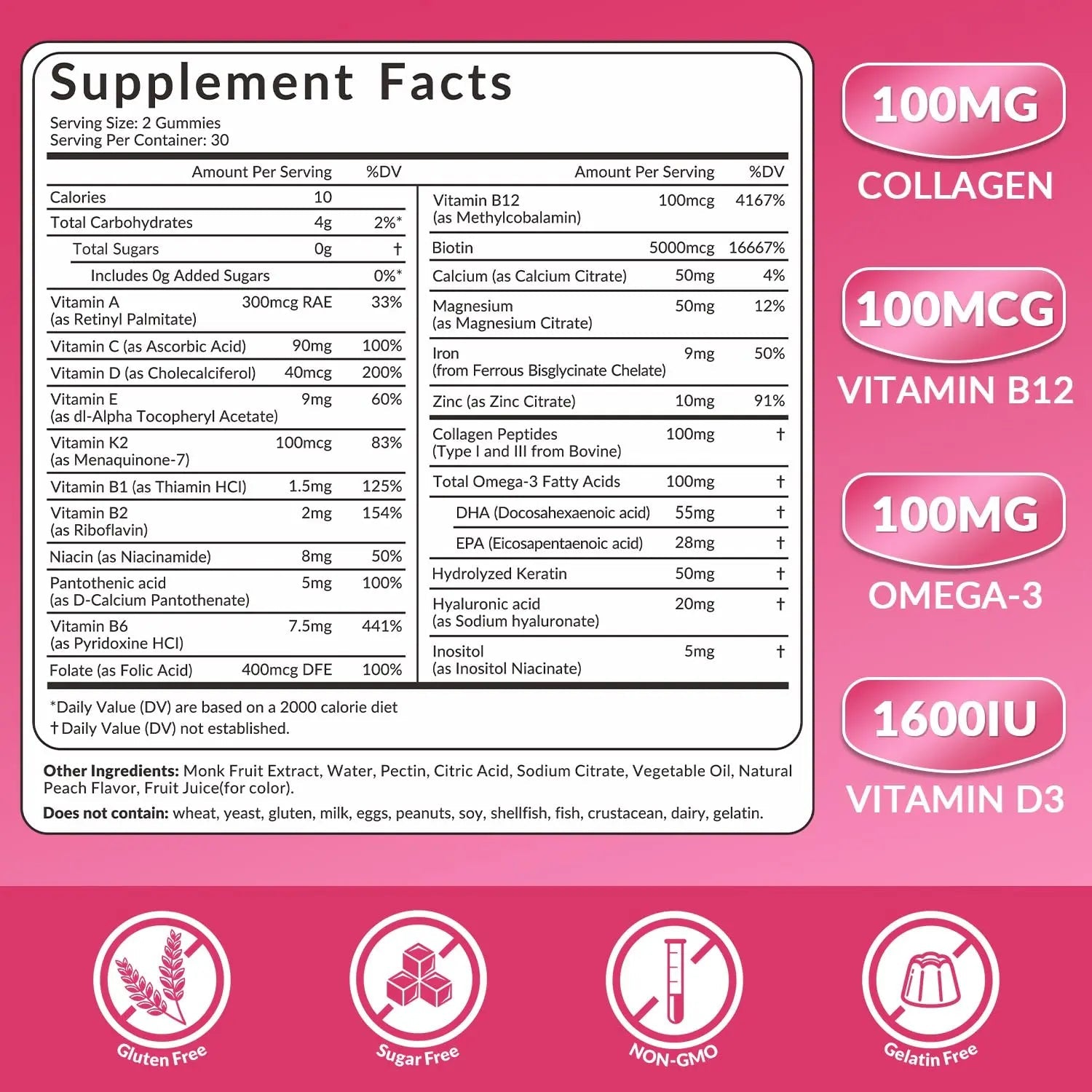 WEEVIT Methylated Multivitamin for Women Gummies, Womens Multivitamin Gummy with Collagen, Iron, Omega-3 WEEVIT Au supplements