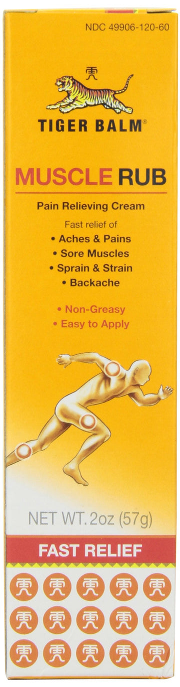 Tiger Muscle Rub Topical Analgesic Cream 2 Ounces (57 g) (Pack of 4) Tiger Balm Au supplements
