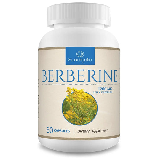 Premium Berberine Supplement - 1200mg of Berberine Per Serving - Berberine HCL SunergeticAU supplements