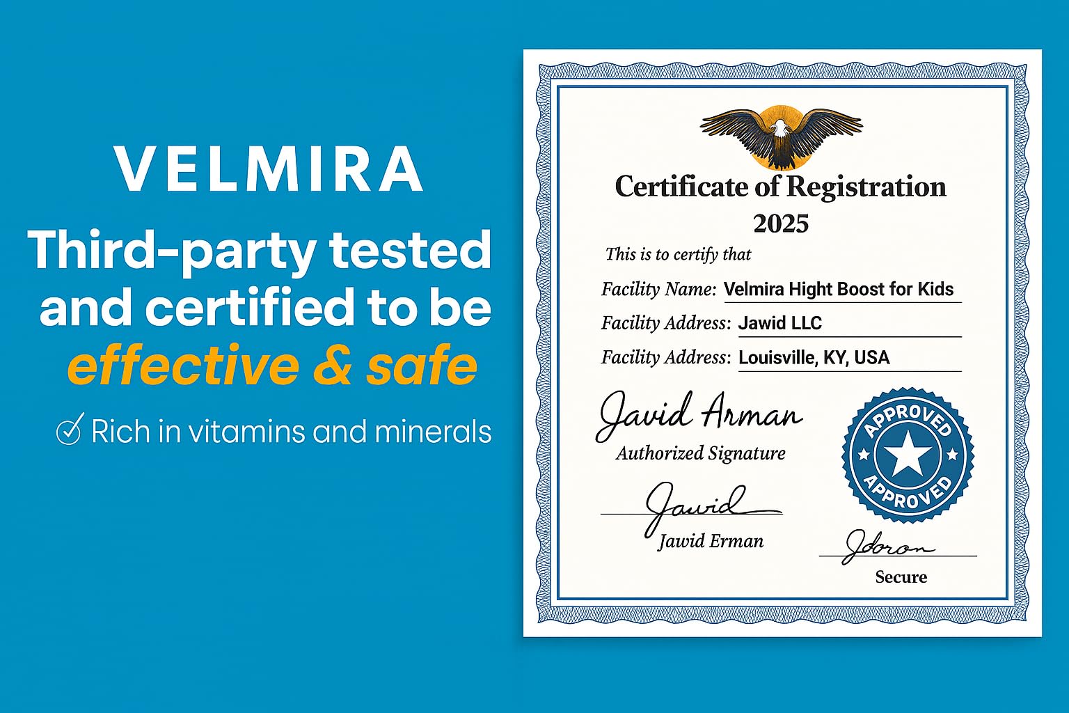 Velmira® Heightener Gummies for Bone Health & Development Support – Essential Vitamins & Minerals, Easy-to-Chew Gummies for Kids, Teens & Adults (Ages 5+) Velmira Au supplements