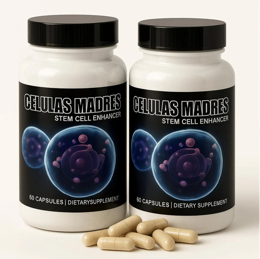 2 Bottles Celulas Madre Supports Joint & Muscles Stem Cell Immune Control 120 Capsules Madre Cell Plus. All Natural Steam Enhancer New GenericAU supplements