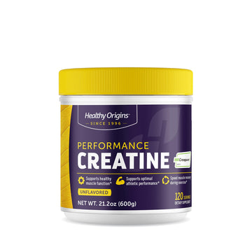 Healthy Origins® Performance Creatine with Creapure®, Unflavored Micronized Powder, Supports Muscle Function, Energy & Recovery, 21.2oz (600g), 120 Servings Healthy Origins Au supplements