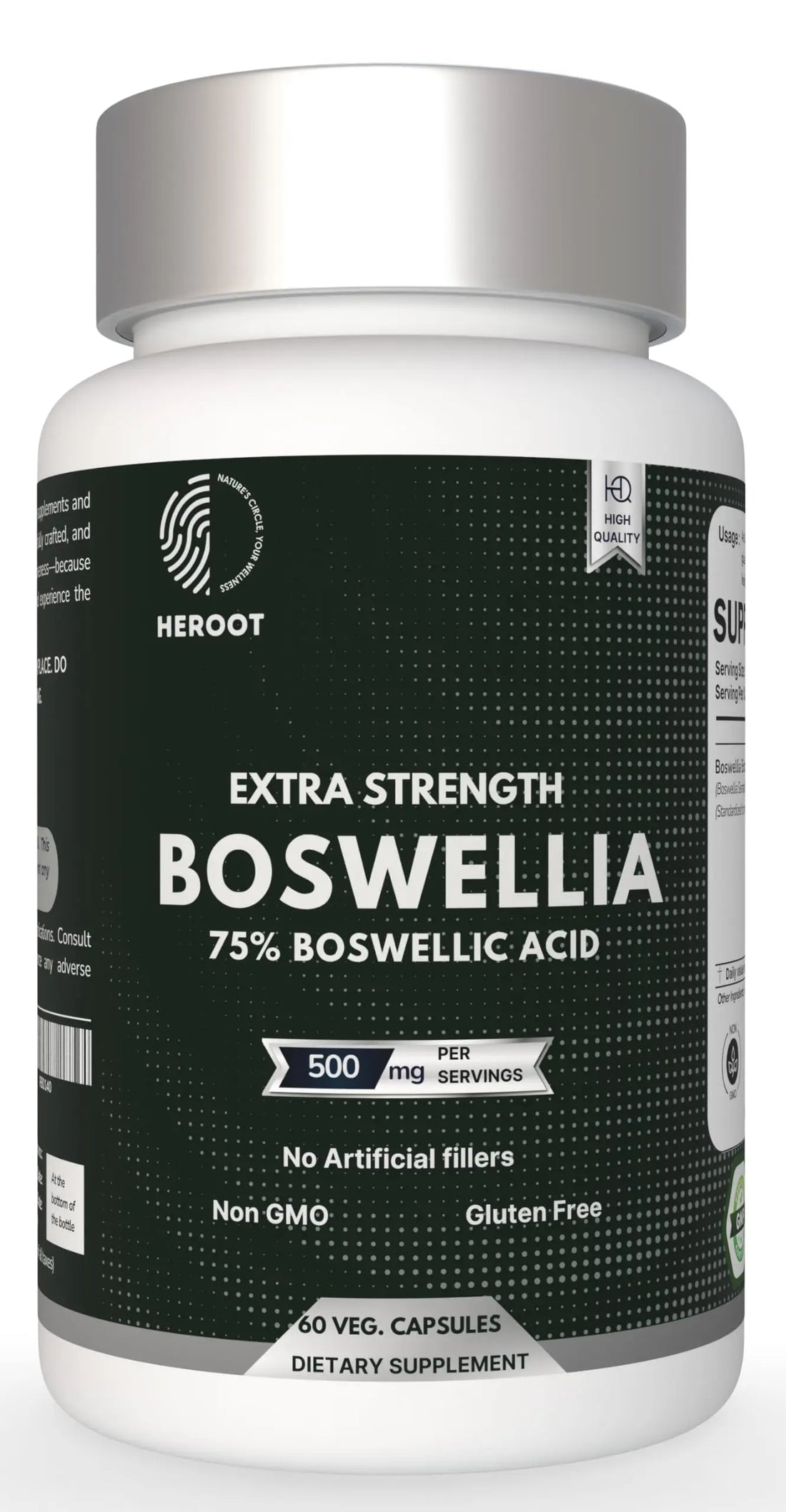 Heroot Boost Joint Mobility with 75% Extra Strength Boswellia Serrata Extract, 120 Capsules Heroot uk supplements