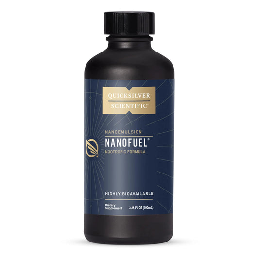 Quicksilver Scientific NanoFuel - Energy Support - Nootropic Formula Designed to Support Focus + Productivity (3.38oz / 100ml) Quicksilver ScientificAU supplements
