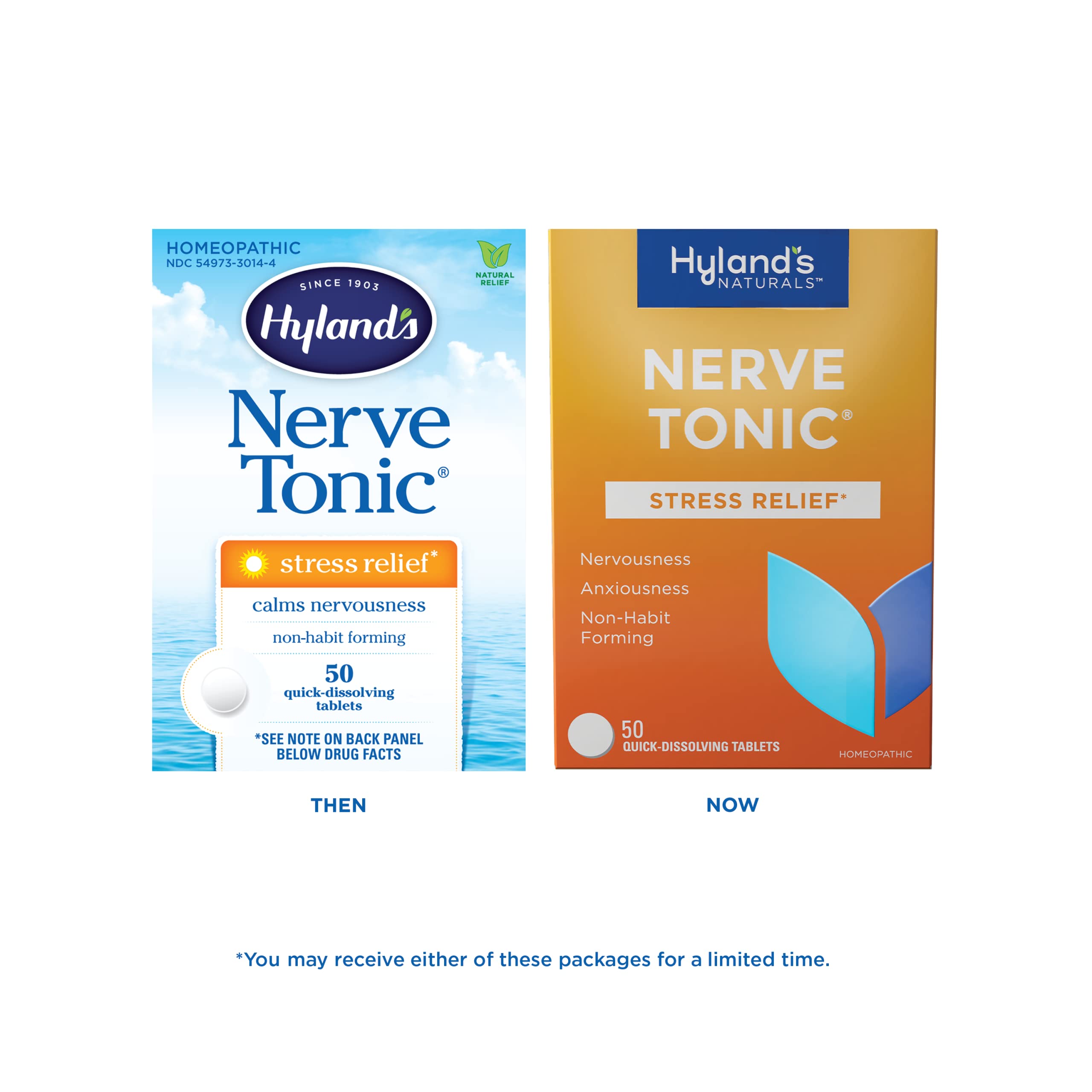 Hyland's Nerve Tonic Stress Relief Tablets, Natural Relief of Restlessness, Nervousness Hyland's Au supplements