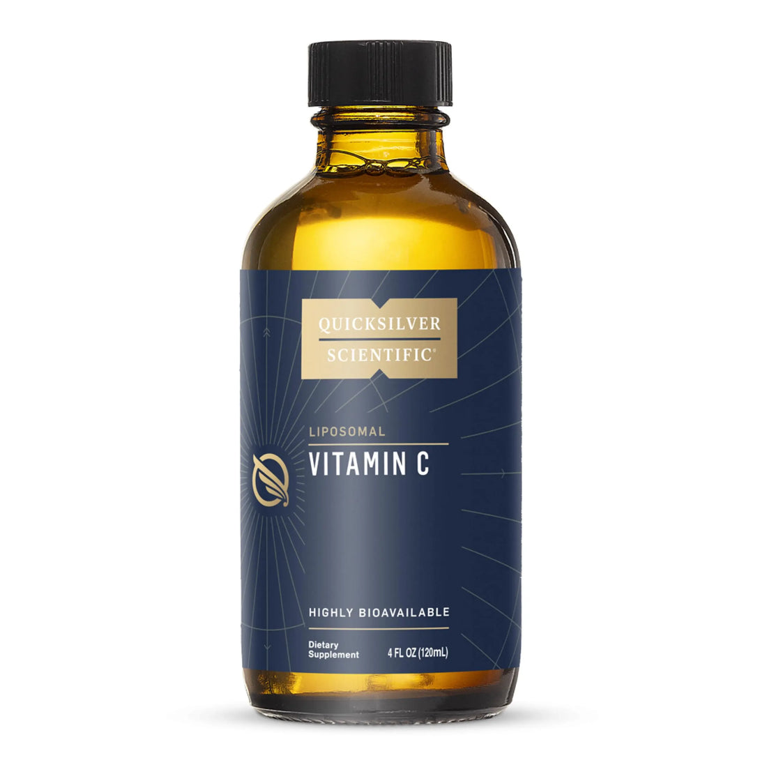 Quicksilver Scientific Liposomal Vitamin C - 1000mg Buffered Liquid Vitamin C Supplement - Immune + Antioxidant Support - Liposomes for Superior Absorption - Vegan + Non-GMO (4oz / 120ml) Quicksilver Scientific Au supplements