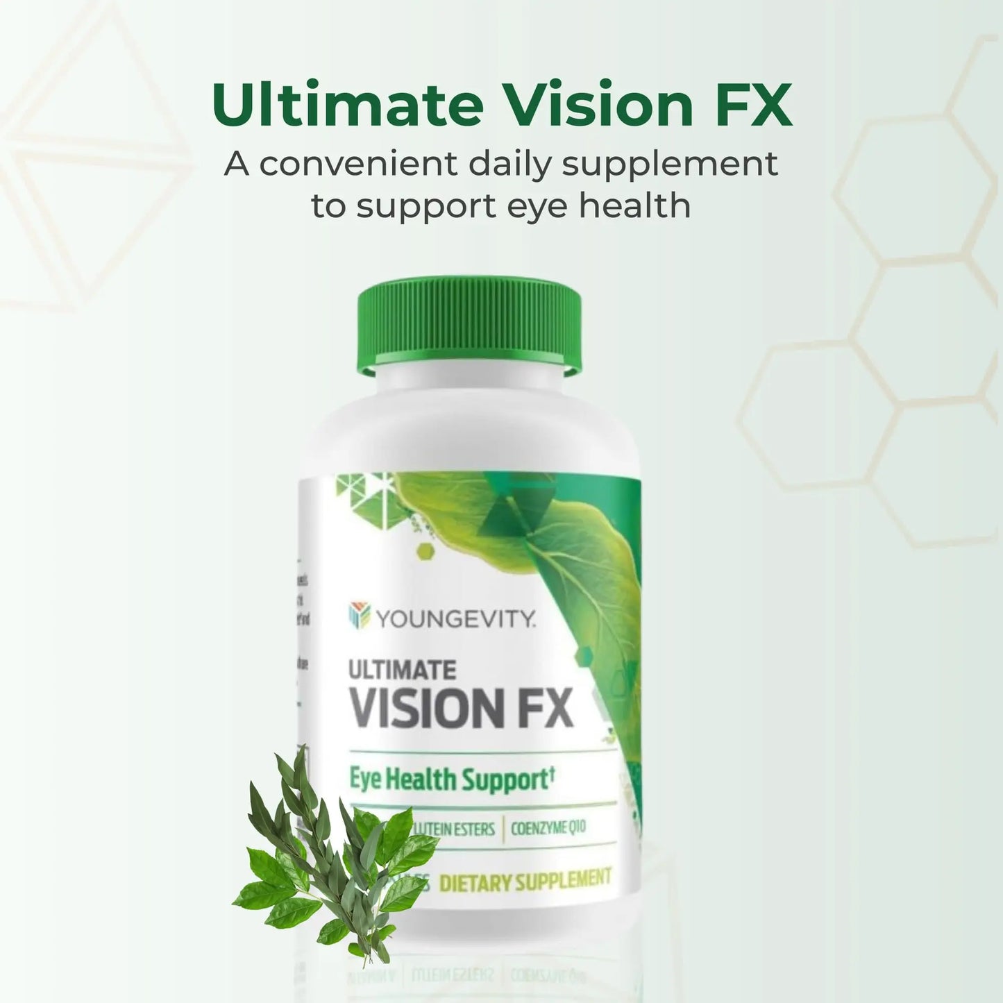 Youngevity Ultimate Vision FX™ - Eye Vitamin & Mineral Supplement Blend - Lutein, CoQ10, Vitamins A, C, E, Zinc, Chromium, Selenium for Eye Health (60 Capsules) YoungevityAU supplements