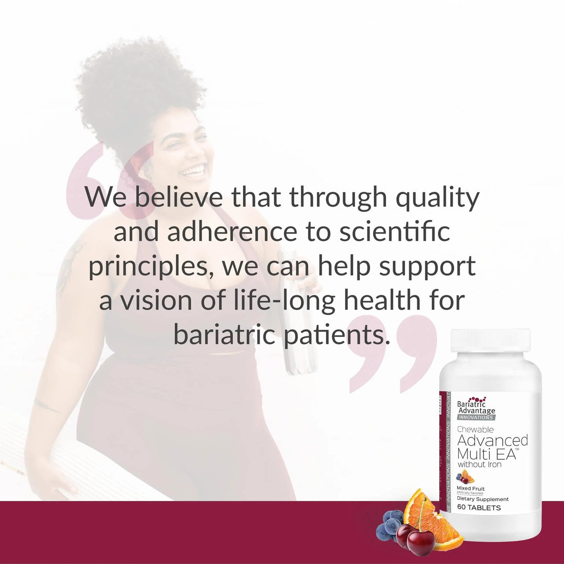 Bariatric Advantage Chewable Advanced Multi EA Without Iron - High Potency Daily Multivitamin - for Bariatric Surgery Patients Including Bariatric Advantage uk supplements