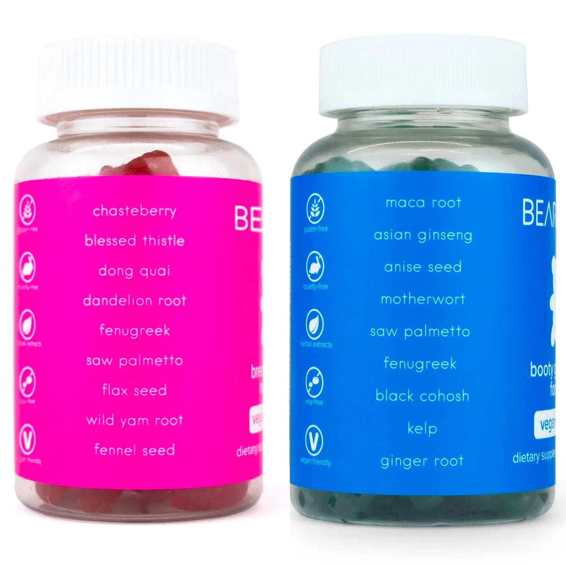 BEARVANA Gummies Combo Pack - Chest and Bum Gummies - Workout Aid - Women’s BEARVANA uk supplements