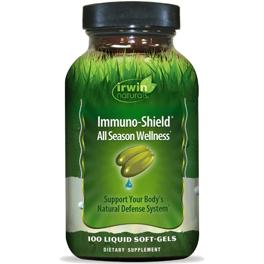 Irwin Naturals Immuno-Shield All Season Wellness for Body's Natural Defense System - 100 Liquid Softgels Irwin NaturalsAU supplements