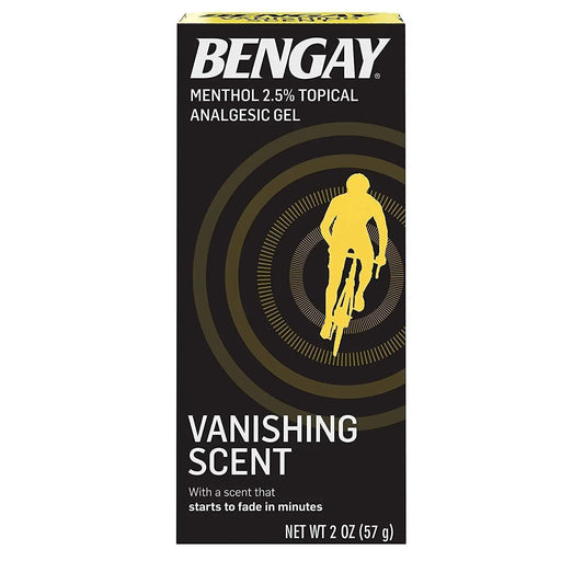 Bengay Menthol 2.5% Topical Analgesic Gel Vanishing Scent 2oz BengayAU supplements