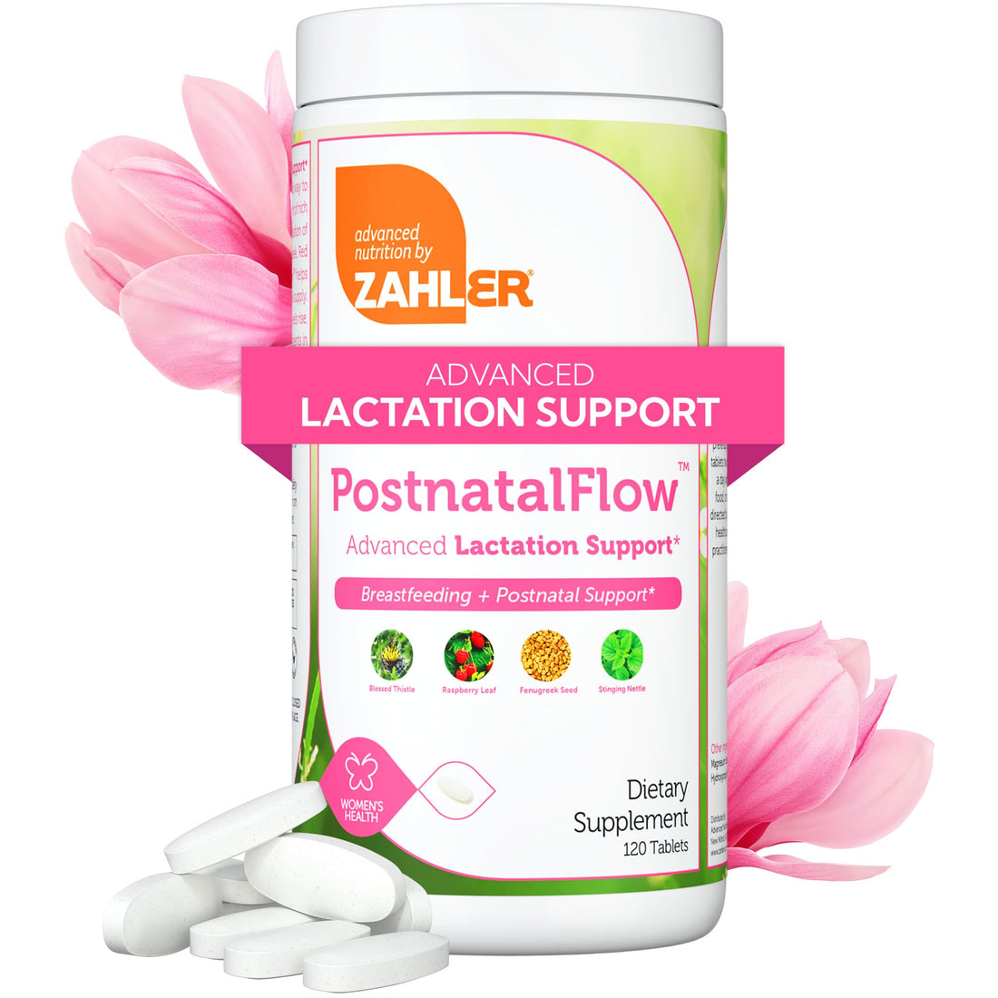 Zahler Postnatal Flow for Advanced Lactation Support, Breastfeeding + Postnatal Support, 120 Tablets. Zahler Au supplements