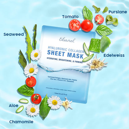Ebanel Bundle of 30% AHA 2% BHA Chemical Peel and 10 Pack Collagen Face Mask Ebanel buy supplements Au