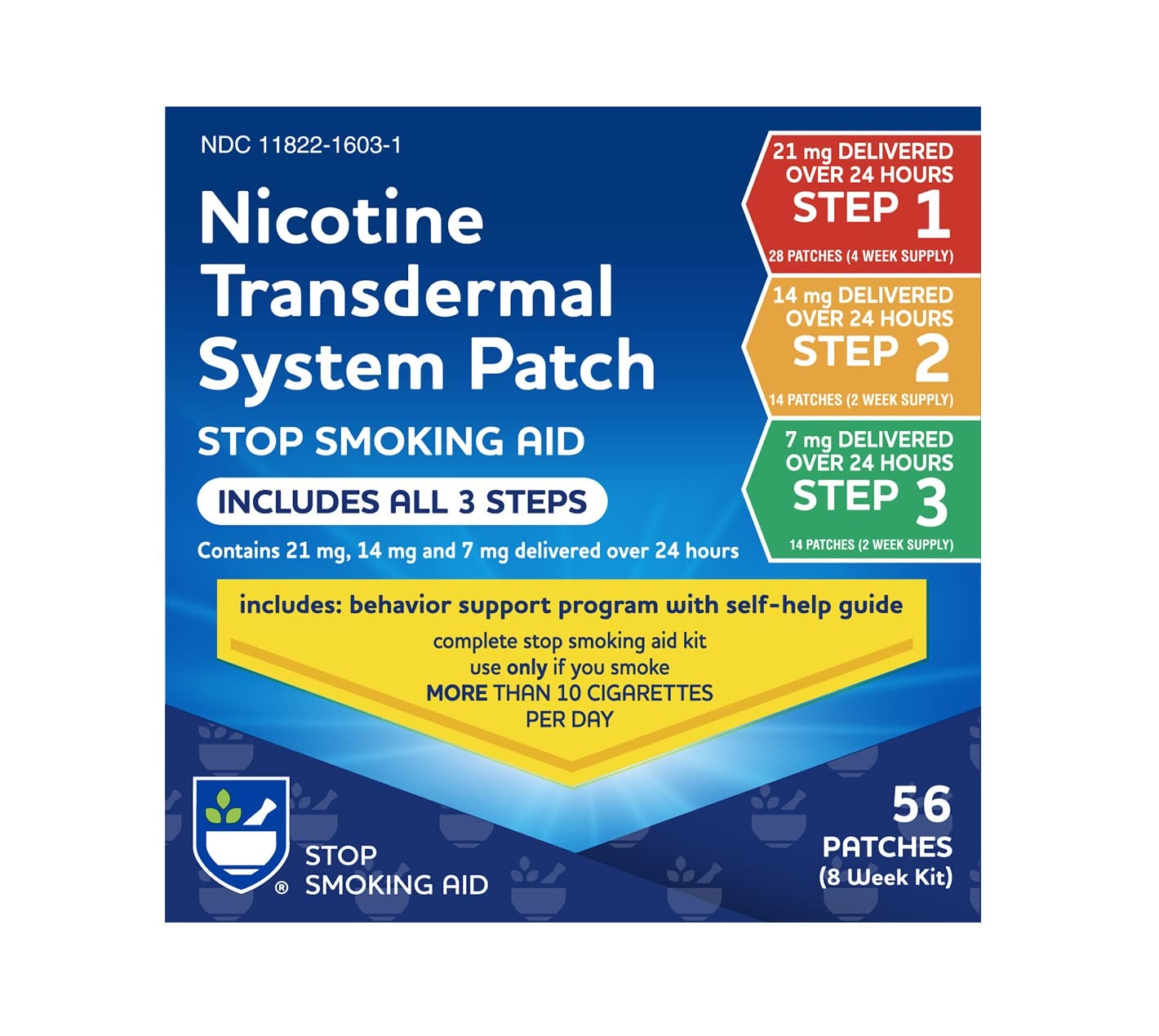 Rite Aid Nicotine Patch Kit, Steps 1 Through 3 to Quit Smoking, 21, 14, 7mg Rite Aid Au supplements