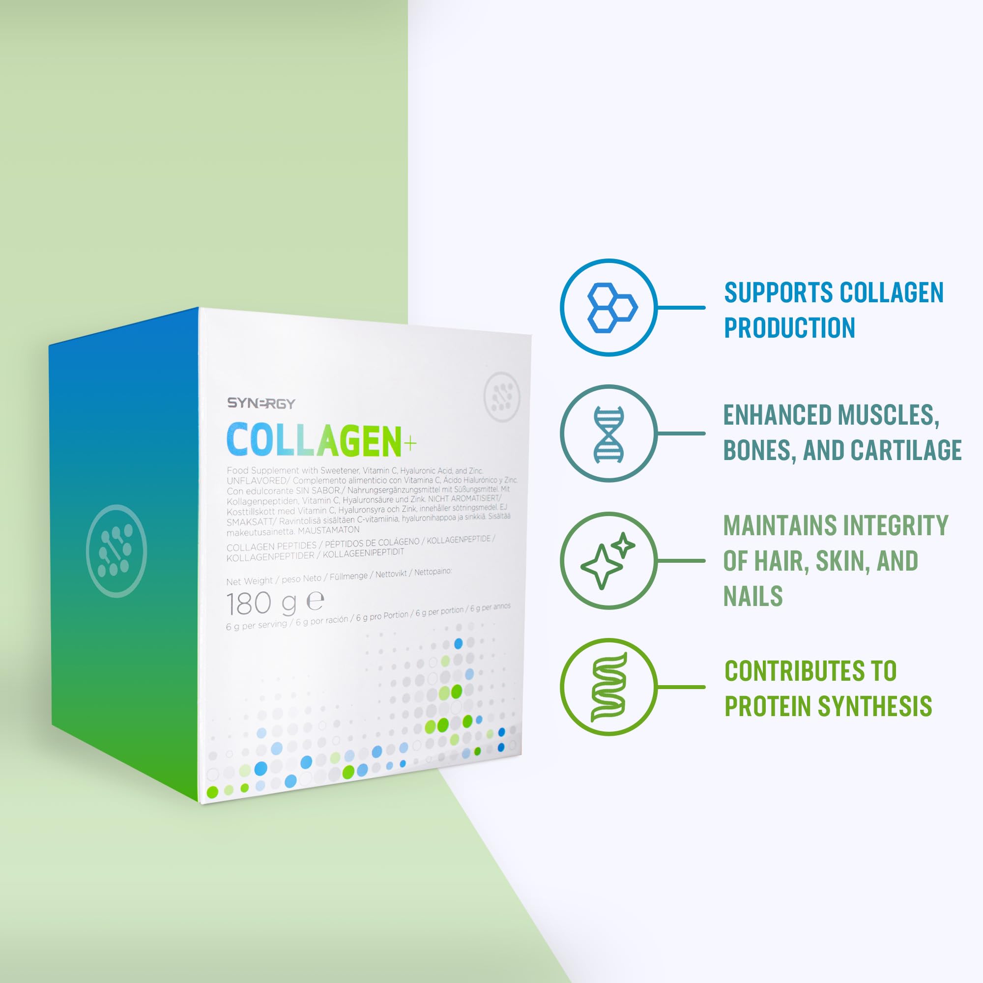 Synergy Worldwide Collagen+ 30 doses | 5810mg Collagen with Vitamin C, Hyaluronic Acid and Zinc Synergy Worldwide Au supplements