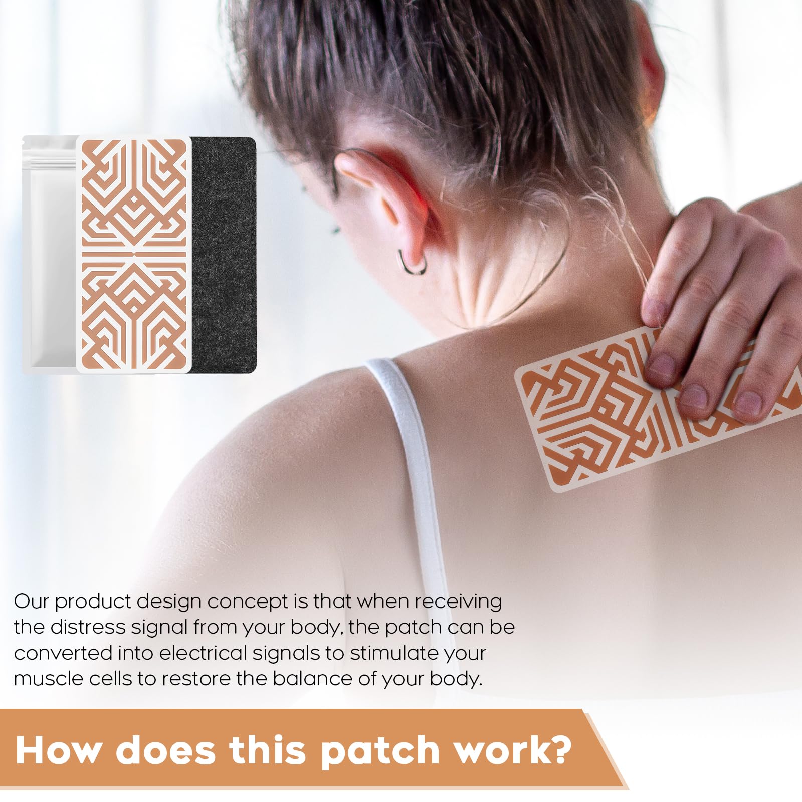 XAYIUIYAX Menthol Pain Patches, Cooling Pain Relief for Sore Muscle Relief - Includes 3 Adhesives, 1 Patch & 1 Carry Case - Relief Back, Shoulder & More - 3.03" × 6.30"-0317 XAYIUIYAX Au supplements