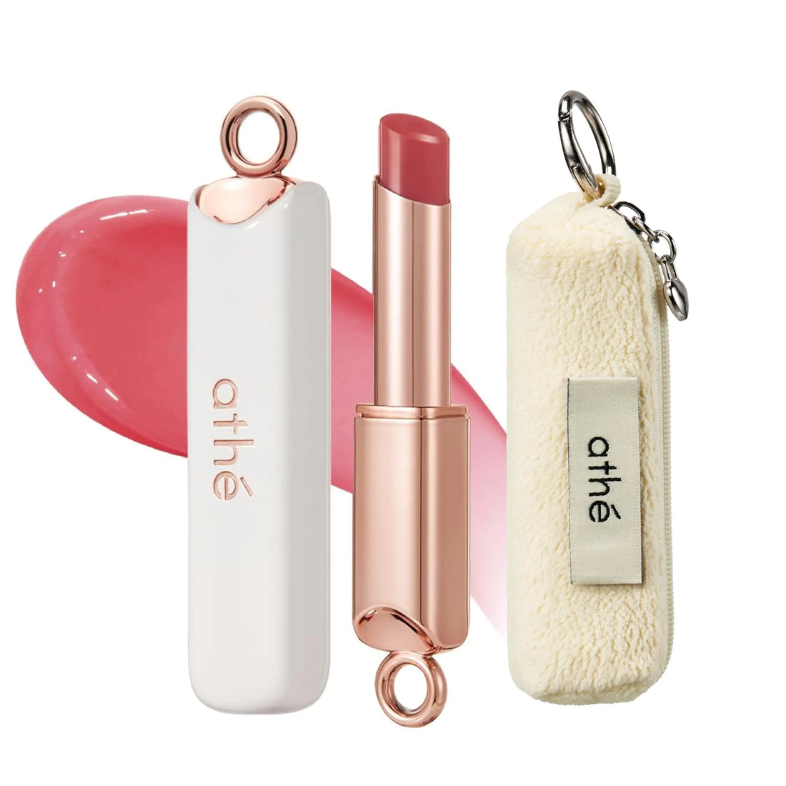 athé Everyday Tinted Lip Set – Tinted Lip Balm Stick with Madecassoside, Ceramide & Squalane, Includes Lip Pouch | Hydrating, Non-Sticky, Vegan K-Beauty Lip Care ATHÉ uk supplements