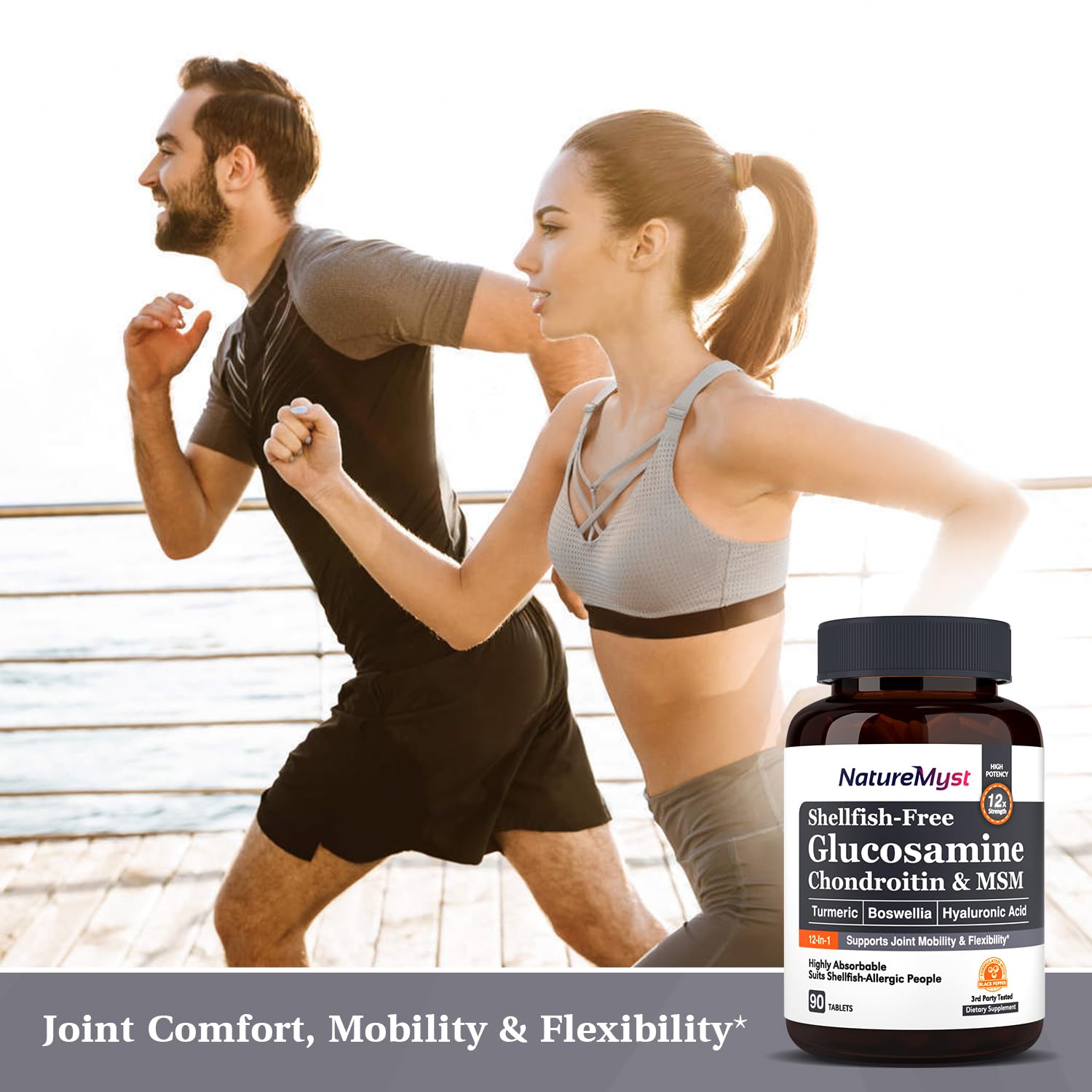 NatureMyst Glucosamine Chondroitin & MSM, Turmeric, Boswellia, Collagen, Hyaluronic NatureMyst Au supplements