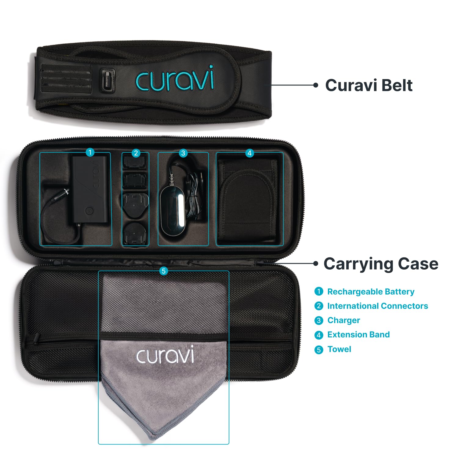 CURAVI Ultra™ Wearable Red Light Therapy Belt for Lower Back Pain Relief - 84 Diodes - Non-Invasive CURAVI Au supplements