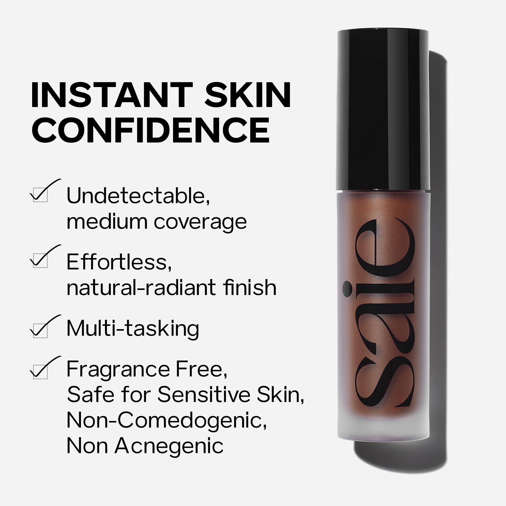 Saie Slip Tint Radiant Cream Concealer & All-Over Face Makeup - Concealer for Dark Circles, Redness & Blemishes - Lightweight Makeup Made with Hydrating Hyaluronic Acid - Shade 6 (0.17 oz) Saie Au supplements