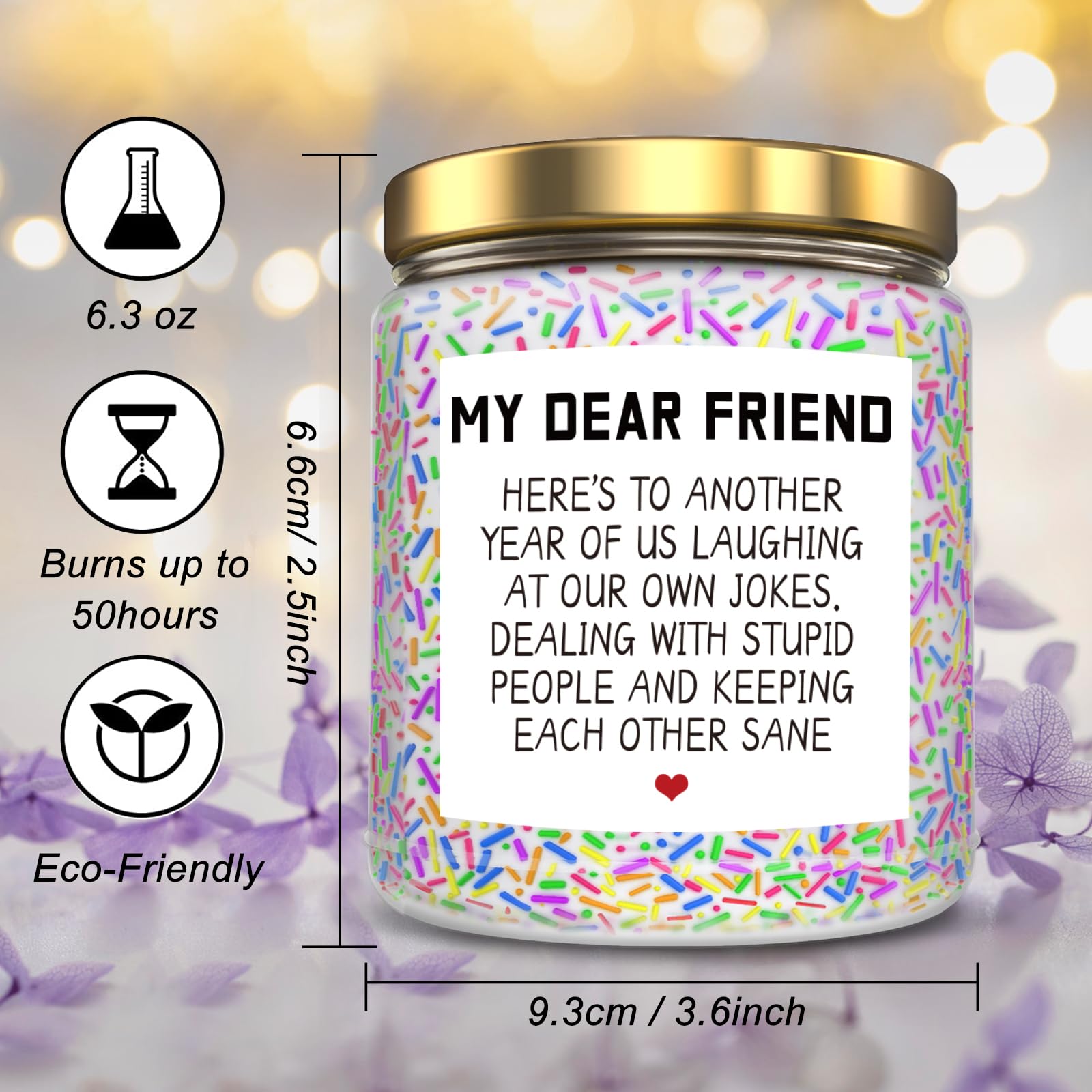 Birthday Gifts for Women, Happy Birthday Candle, Sister Birthday Gifts Ideas LOTICONA Au supplements