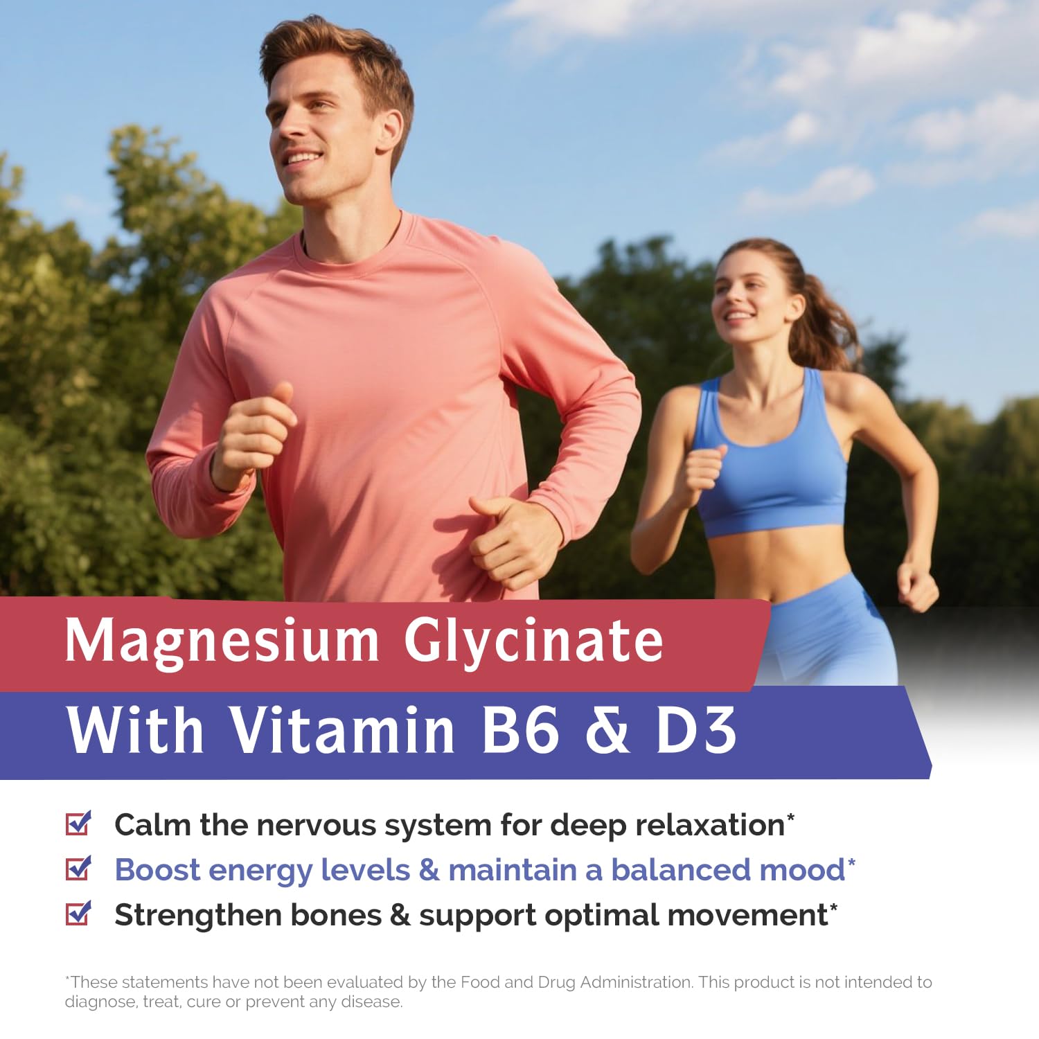 Innate Vitality Magnesium Glycinate Complex, 420mg Elemental Magnesium Per Serving, Enhanced Absorption, Black Pepper, Vitamin D3 & B6, Sleep Mood Bone Nerve Support, 180 Caps Innate Vitality Au supplements