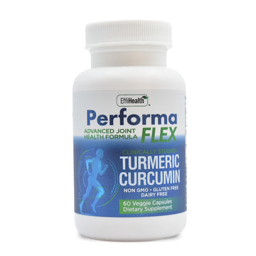 Performa Flex - Joint Support Supplement with Meriva, Turmeric Curcumin, Tart Cherry & Ginger – Ultra High Absorption – Support for Joint Mobility, Joint & Cartilage Health – 60 Capsules Performa Flex Au supplements